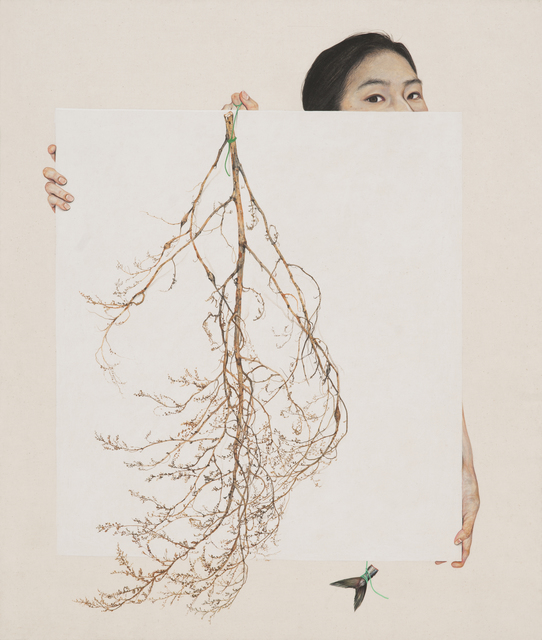 Lee Jinju, ‘Remained ’, 2019, Painting, Korean paint on linen, Arario Gallery