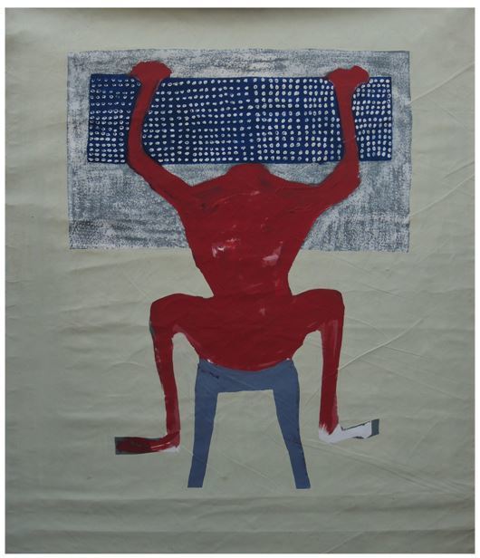 Amadou Sanogo, ‘Sans tête’, 2016, Painting, Acrylic on canvas, Magnin-A