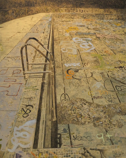 Stefan Kürten, ‘Ashes Everywhere’, 2013, Painting, Ink and acrylic on linen, Hosfelt Gallery