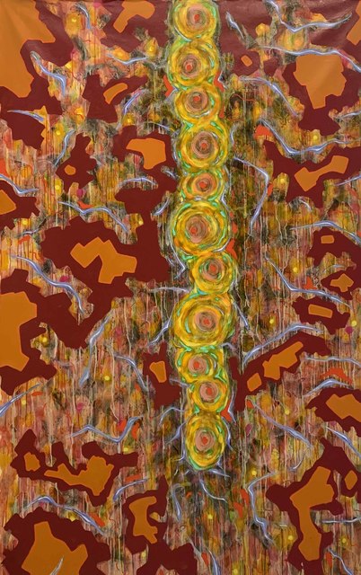John Howell White, ‘Vegal Nerve 3’, 2020, Painting, Acrylic and oil on canvas, InLiquid