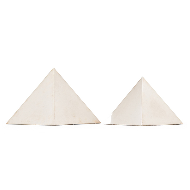 Bulgari, ‘Two Pyramids, France’, 20th C., Design/Decorative Art, Sterling Silver, Rago/Wright