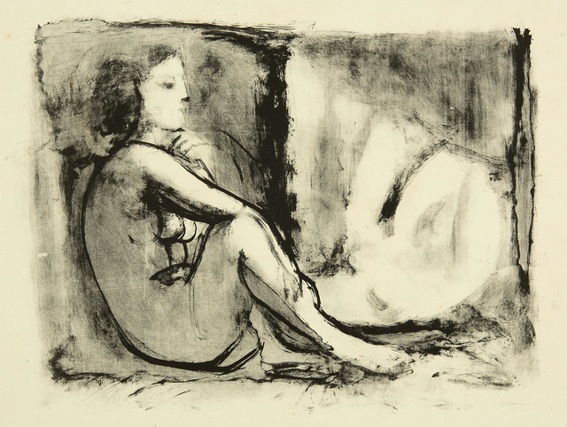 Pablo Picasso, ‘Les deux femmes nues’, 1945, Print, Lithograph, John Szoke