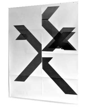 Wade Guyton, ‘"X" (Untitled, 2018, Epson Ultrachrome inkjet on linen), Signed/Numbered Edition of 100, 84 x 69 in.’, 2018, VINCE fine arts/ephemera