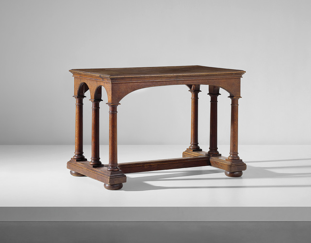 Sir Edwin Lutyens, ‘Table’, circa 1909, Design/Decorative Art, Oak., Phillips