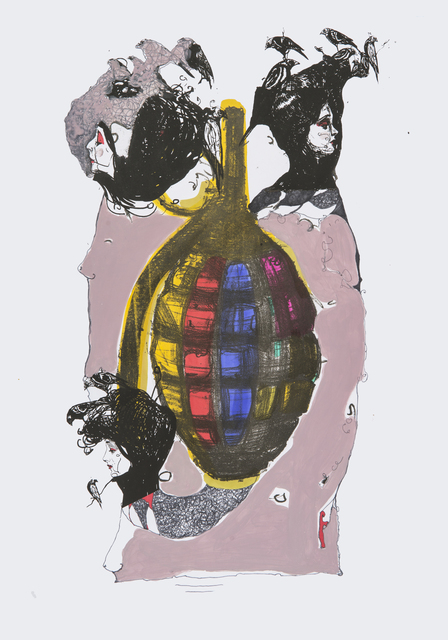 Frank David Valdés, ‘Countdown’, 2018, Painting, Mixed media on paper, ArteMorfosis - Cuban Art Platform