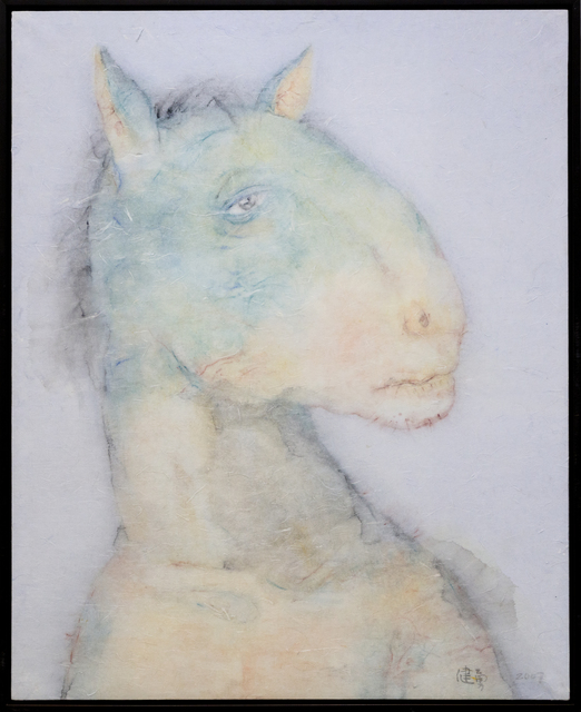 Zeng Jianyong, ‘Spare Time 16’, 2007, Drawing, Collage or other Work on Paper, Ink and watercolor on handmade paper, Heather James Fine Art