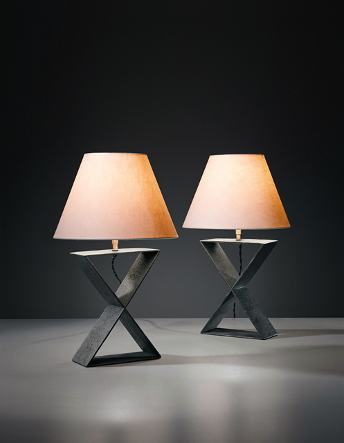 Jean-Michel Frank | Pair of "X" table lamps, from the Hotel Horizonte
