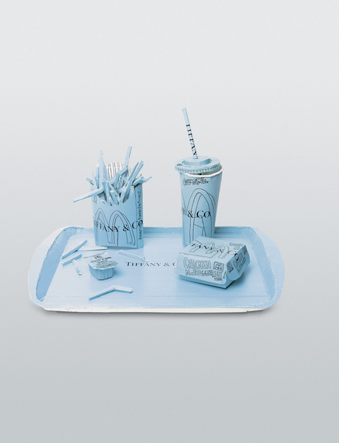 Tom Sachs, ‘Tiffany Value Meal’, 1998, Sculpture, Cardboard, paper, ink, thermal adhesive, Gagosian