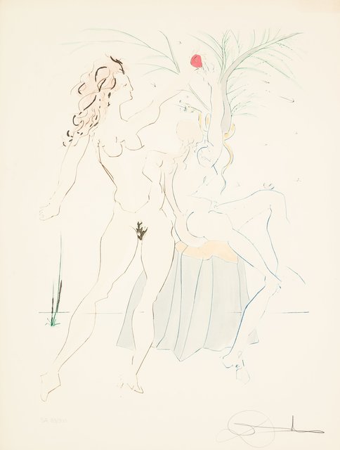 Salvador Dalí, ‘Adam and Eve, Our Historical Heritage’, 1975, Heritage Auctions