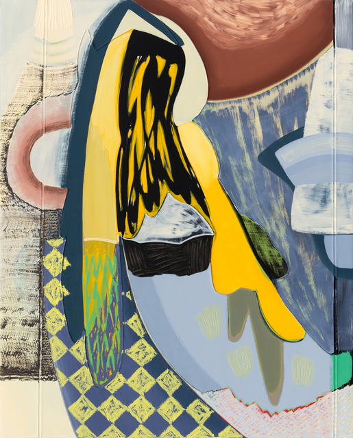 Magalie Guérin, ‘Untitled (res 5.1)’, 2019, Painting, Oil on canvas on panel, Galerie Nicolas Robert