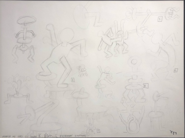 Keith Haring, ‘Sans titre (Study For Dusseldorf Sculptures)’, 1987, Gloria Gallery