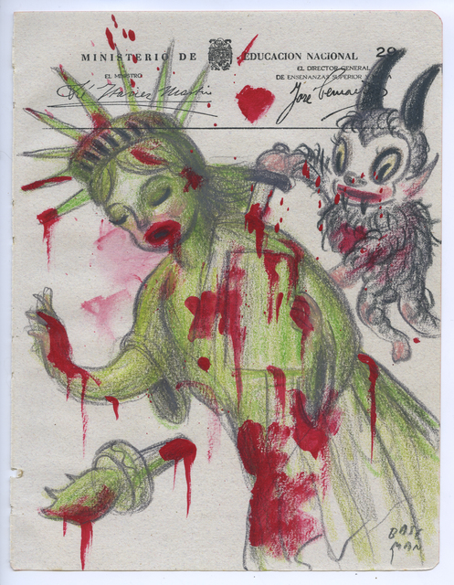 Gary Baseman, ‘Ministerio Page 29’, 2017, Jonathan LeVine Projects
