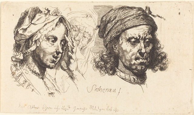 Johann Eleazar Schenau Young Woman Old Woman And Man