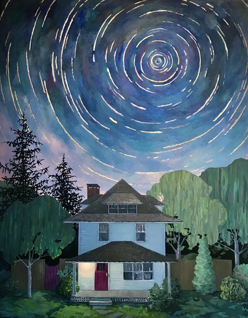 KK Kozik, ‘Long Night’, 2020, Painting, Oil on linen, Bernay Fine Art