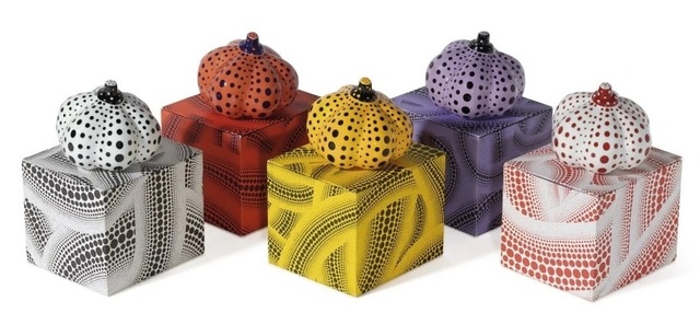 Yayoi Kusama, ‘PUMPKINS (SET OF FIVE) かぼちゃ(5個セット)’, 2002, Curio