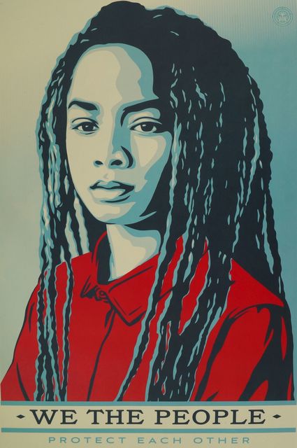 Shepard Fairey (OBEY), ‘We the People’, 2017, Roseberys