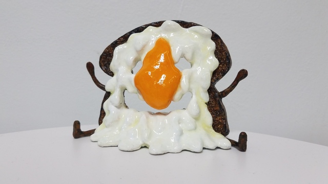 Colin Roberts, ‘Eggface Toasty’, 2020, Sculpture, Resin, paint, LAUNCH LA
