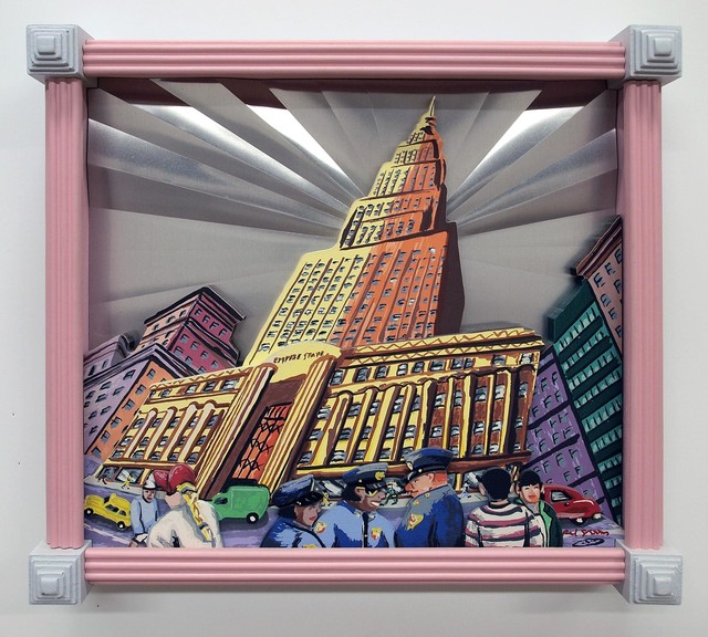 Red Grooms, ‘Empire State Building’, 1997, Approximately Blue