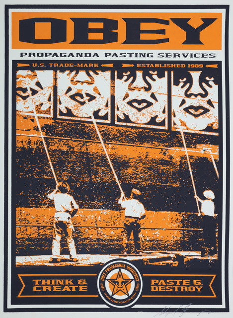 Shepard Fairey, ‘Obey Propaganda Pasting Services’, 2000, Chiswick Auctions