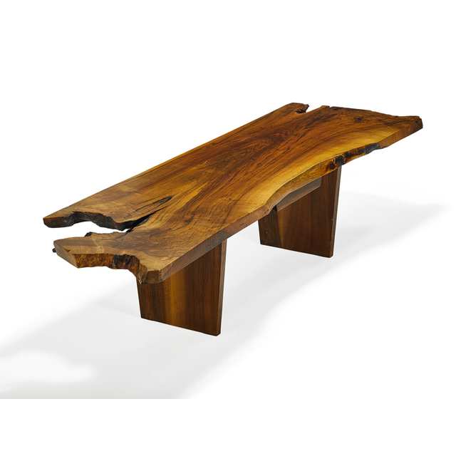 George Nakashima, ‘Exceptional, massive "Dean's Desk" or console table with single-slab top, New Hope, PA’, 1970, Rago