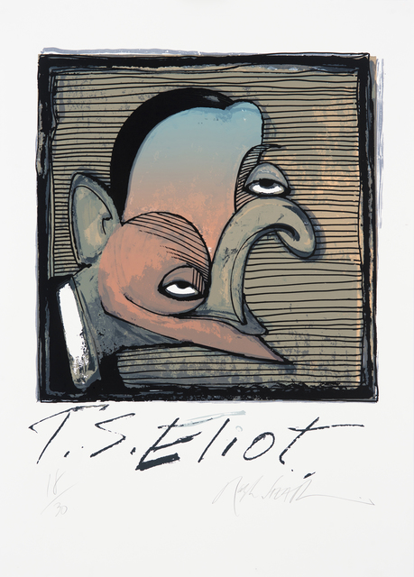 Ralph Steadman, ‘T S Eliot’, 1995, Peacock Visual Arts