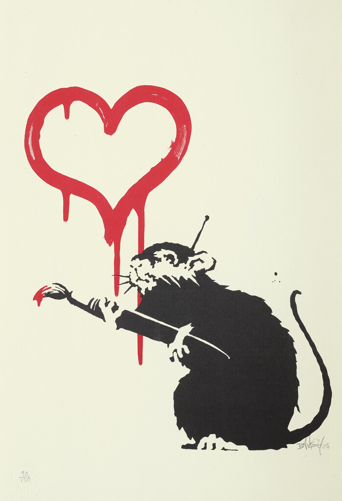 Banksy - Love Rat