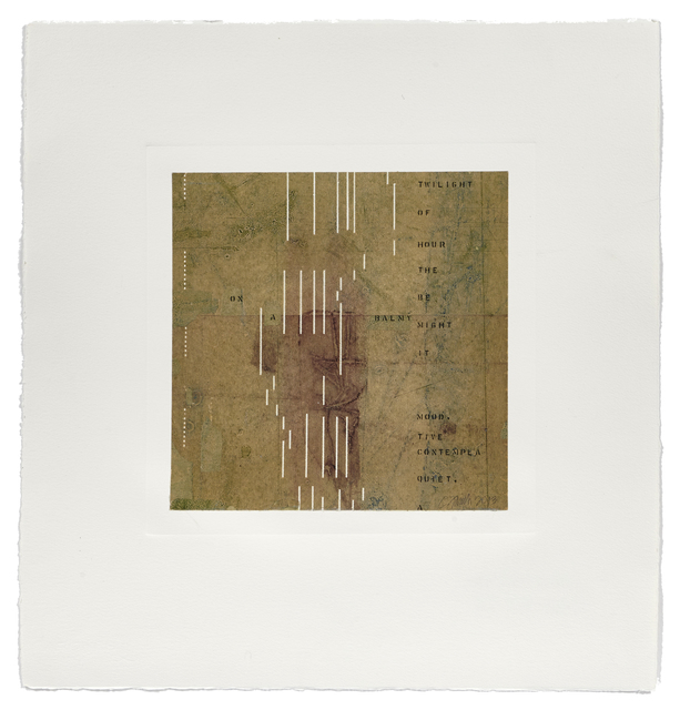 Catherine Farish, ‘Notation / Balmy Night’, 2013, Atelier-Galerie A.Piroir