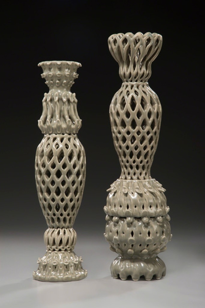 KATE BLACKLOCK - Vessels - 3D printed ceramics - Various sizes KATE BLACKLOCK - Vessels - 3D printed ceramics - Various sizes