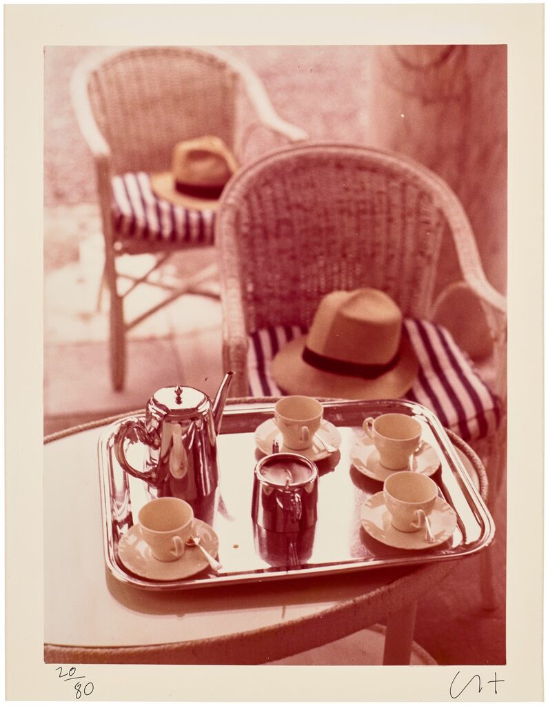 David Hockney - Still Life with Hats, August 1973, from Twenty Photographic Pictures by David Hockney