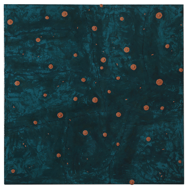 Luigi Mainolfi, ‘Fondo Verde’, 2014, Painting, Polychrome Clay, Galerie Italienne