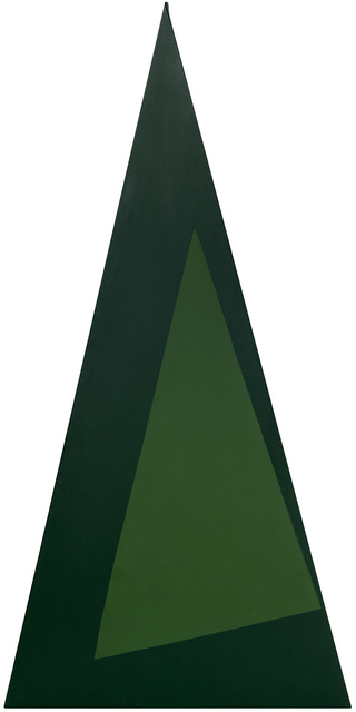 Irene Buarque, ‘Triangulo verde’, 1989, GALERÍA JOSÉ DE LA MANO