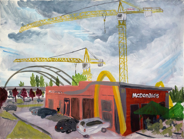 Octavio Garabello, ‘McDonalds’, 2017, Painting, Acrylic on canvas, LaCa Projects