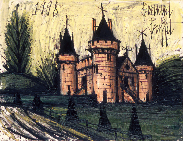 Bernard Buffet Le Chateau Fort Rose 1998 Available For Sale Artsy