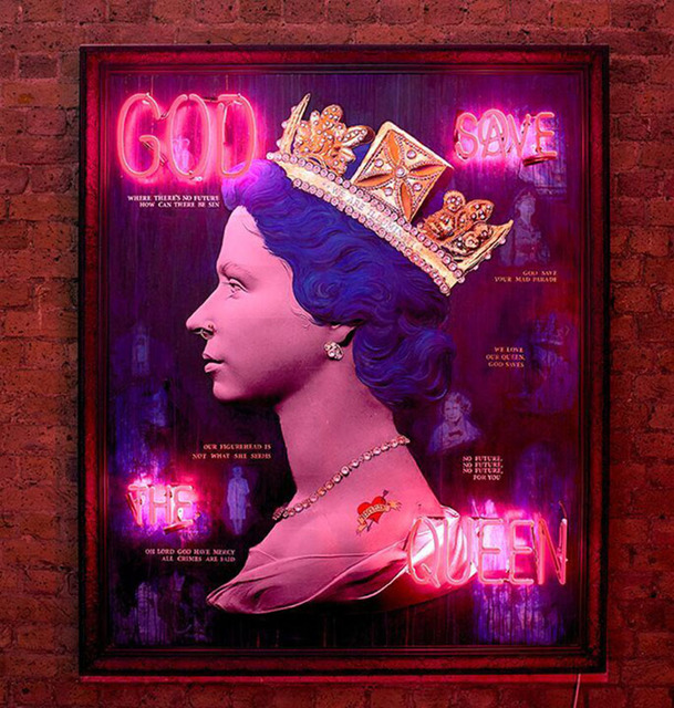 Mark Sloper, ‘Blue Punk Queen’, Flat Space Art