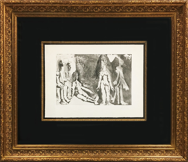 Pablo Picasso, ‘Girl, Watched By an Old Woman and Two Men’, 1968, Baterbys