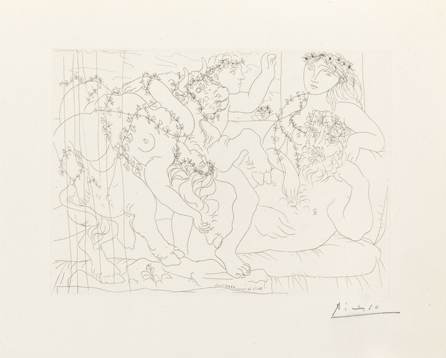 Pablo Picasso, ‘Sculptor, Boy and Model with a Carved Group Representing the Abduction of Europa’, Christopher-Clark Fine Art
