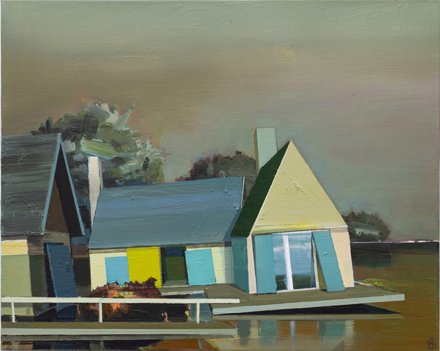 Ulf Puder, ‘An der Brenz’, 2020, Painting, Oil on canvas, Akinci