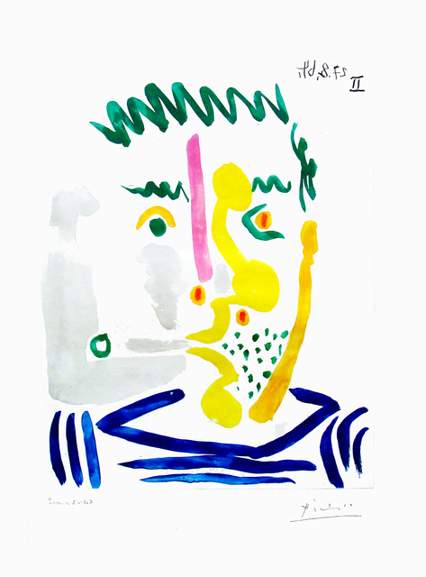 Pablo Picasso, ‘Fumeur barbu’, 1964, John Szoke