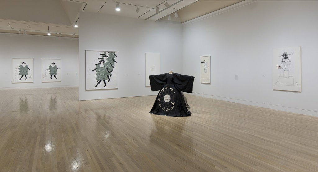 Installation view of UH-OH: Frances Stark 1991-2015. October 11, 2015–January 24, 2016. Hammer Museum, Los Angeles. Photo: Brian Forrest. Installation view of UH-OH: Frances Stark 1991-2015. October 11, 2015–January 24, 2016. Hammer Museum, Los Angeles. Photo: Brian Forrest.