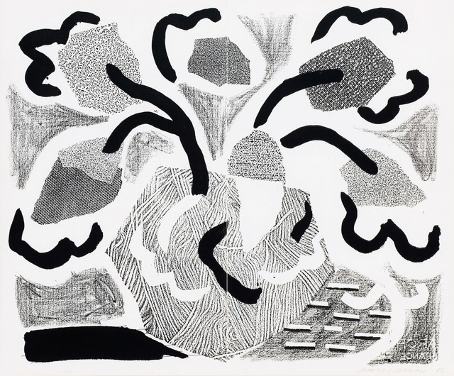 David Hockney, ‘Grey Blooms, May 1986’, 1986, Kenneth A. Friedman & Co.