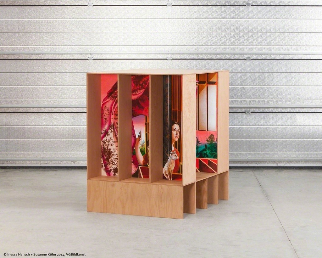 Susanne Kühn & Inessa Hansch, Bildbox, 2014, wood and acrylic on wallboard, 130 x 100 x 120 cm Susanne Kühn & Inessa Hansch, Bildbox, 2014, wood and acrylic on wallboard, 130 x 100 x 120 cm