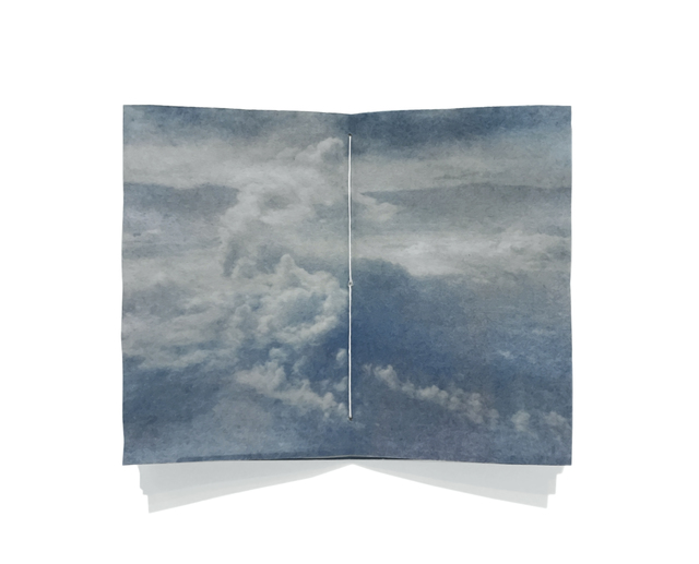 Sean McFarland, ‘Book (Clouds)’, 2017, Photography, Cyanotypes, string, Casemore Kirkeby