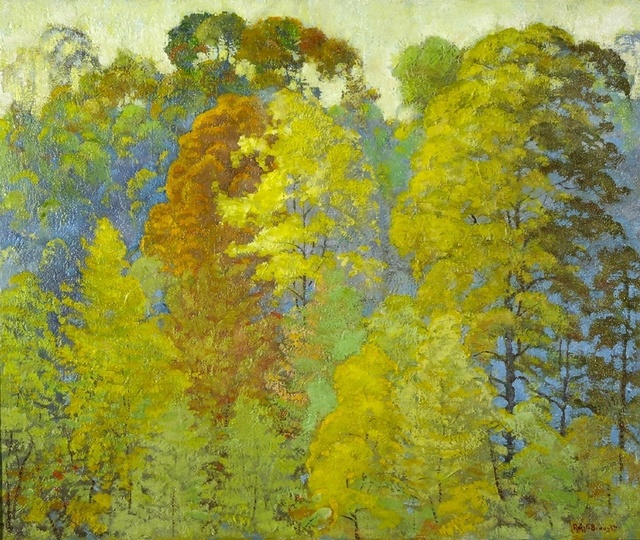 Ross Braught, ‘Autmn Foliage’, ca. 1925, Painting, Oil on Canvas, Private Collection, NY