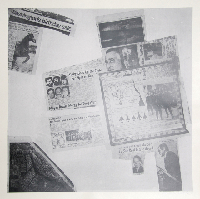 Robert Rauschenberg, ‘Features from Currents #57’, 1970, RoGallery