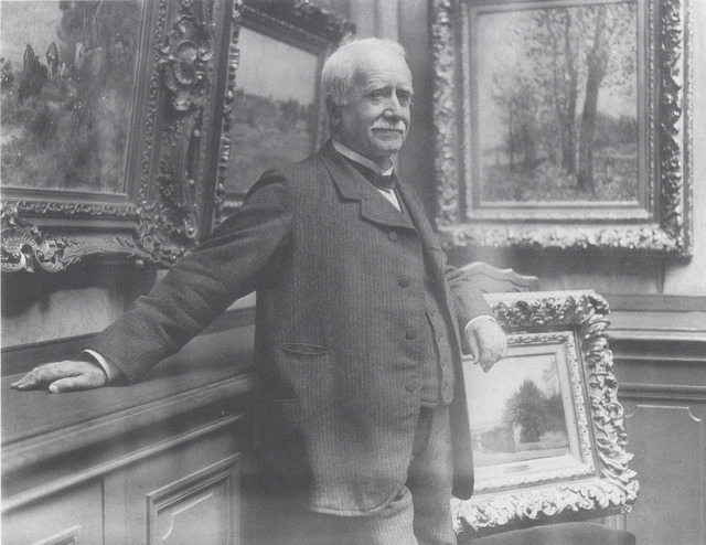 Dornac, ‘Photograph of Paul Durand-Ruel in his gallery’, about 1910, The National Gallery, London