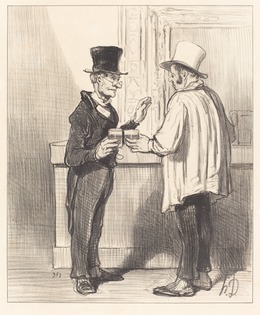 Honoré Daumier, ‘Un Défenseur... causant... dans son cabinet habituel’, 1846, National Gallery of Art, Washington, D.C.