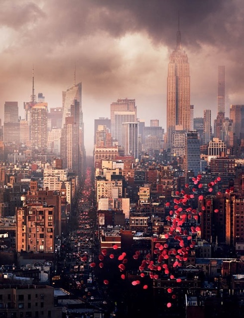 David Drebin, ‘Balloons Over New York’, 2016, Contessa Gallery
