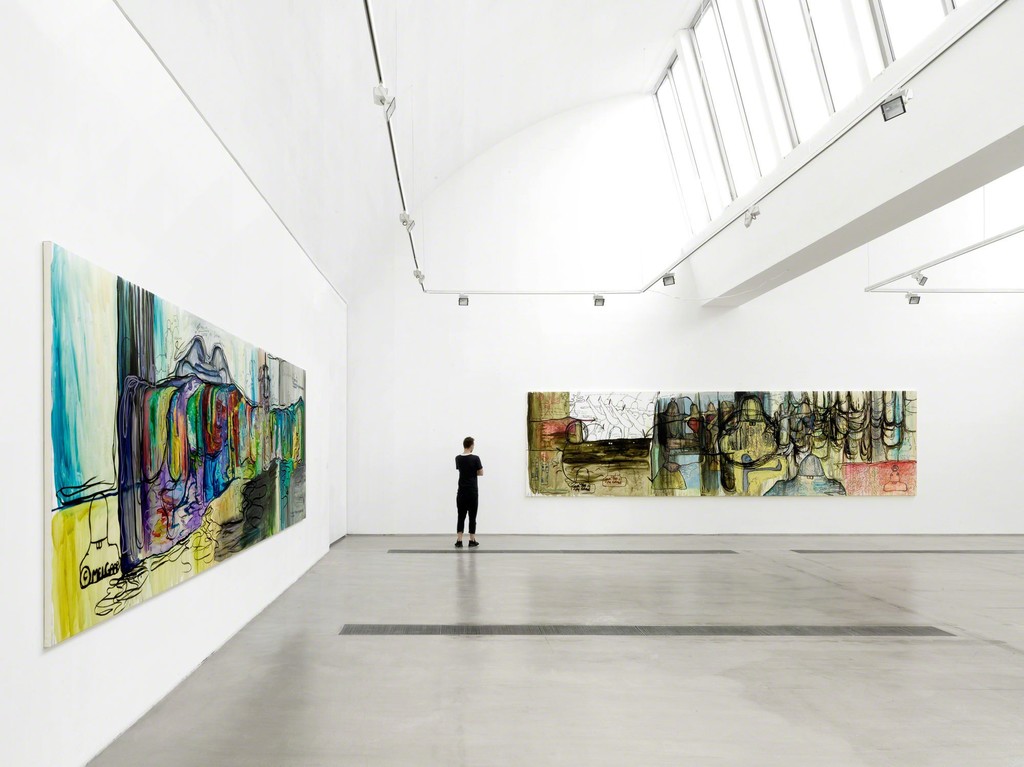 Installation view of exhibition ‘Bjarne Melgaard: Bitter Angel’, Faurschou Foundation, Bejing, 2015. Photo by Jonathan Leijonhufvud, © Faurschou Foundation Installation view of exhibition ‘Bjarne Melgaard: Bitter Angel’, Faurschou Foundation, Bejing, 2015. Photo by Jonathan Leijonhufvud, © Faurschou Foundation