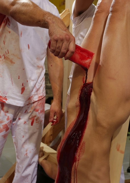 Hermann Nitsch, ‘155. Aktion, 1.9.2018, Nitsch Museum Mistelbach, Fotograf: Daniel Feyerl’, 2018, Galerie Elisabeth & Klaus Thoman