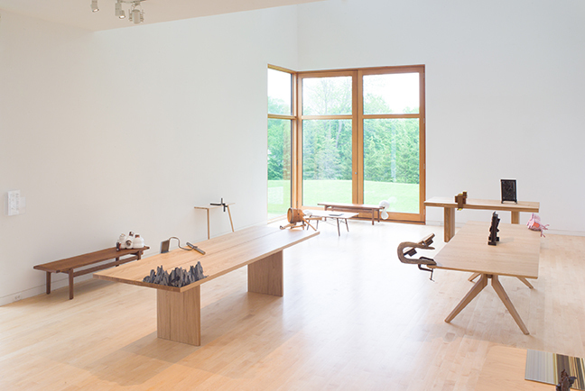 On Edge (installation view), May 20, 2018 to January 13, 2019. The Aldrich Contemporary Art Museum, Ridgefield, CT. Photo: Jason Mandella. On Edge (installation view), May 20, 2018 to January 13, 2019. The Aldrich Contemporary Art Museum, Ridgefield, CT. Photo: Jason Mandella.